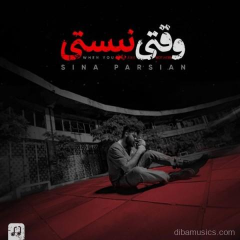 آهنگ سینا پارسیان به نام وقتی نیستی