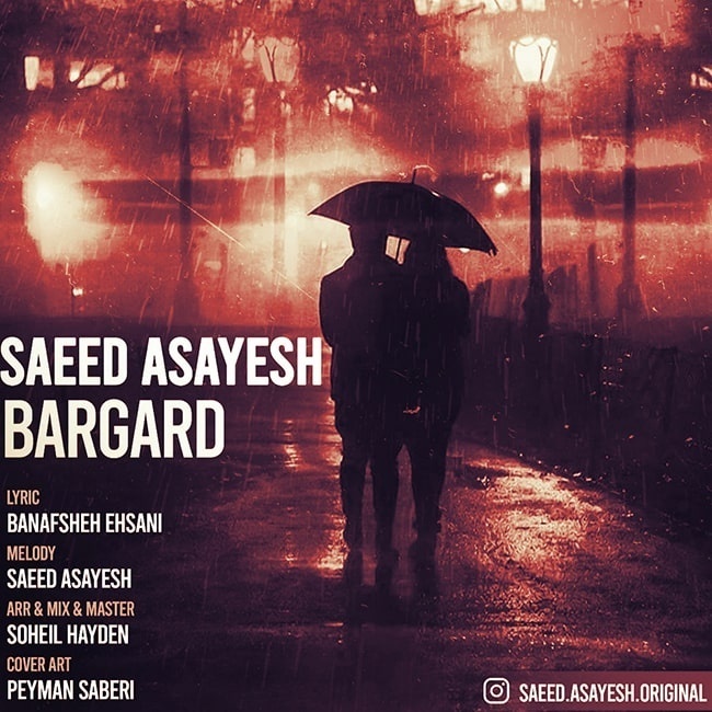  آهنگ سعید آسایش به نام برگرد