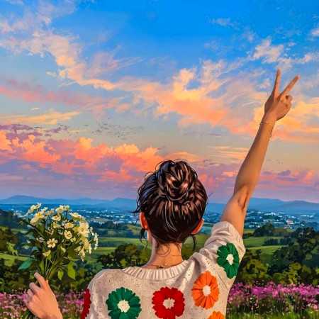 دنیا شده برام مثل زندون آرزو با صدای زن