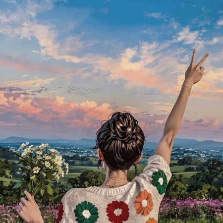 تشنه ی چشماتم منو سیرابم کن با صدای زن